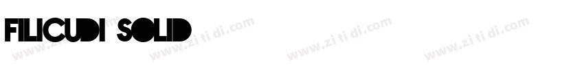 Filicudi Solid字体转换